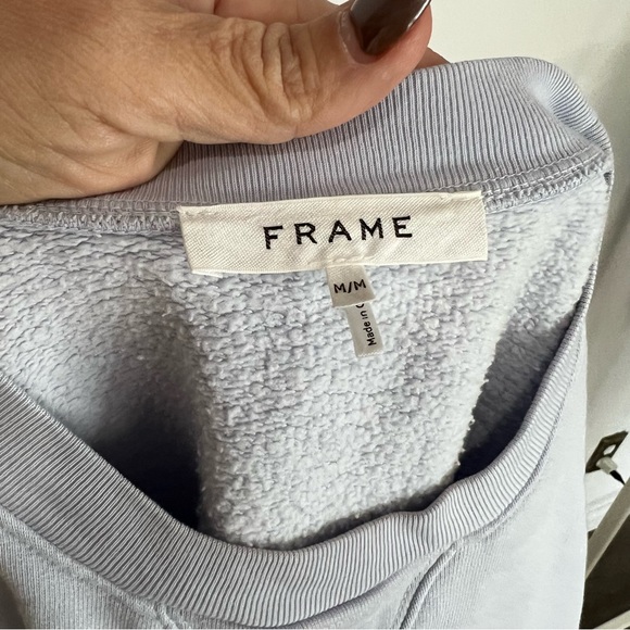 FRAME puff sleeve sweatshirt SIZE MEDIUM - Picture 3 of 8